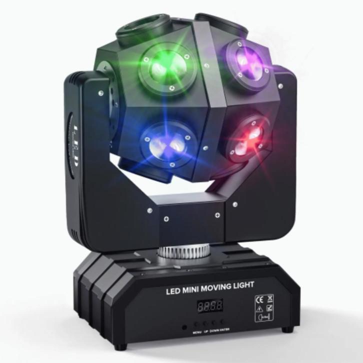 DJLicht 150W ronddraaiende movinghead RGBW 4 in 1, Muziek en Instrumenten, Licht en Laser, Nieuw, Licht, Geluidgestuurd, Kleur