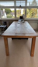 Teak tafel 280cm lang!!, Ophalen, Teakhout, 50 tot 100 cm, Zo goed als nieuw