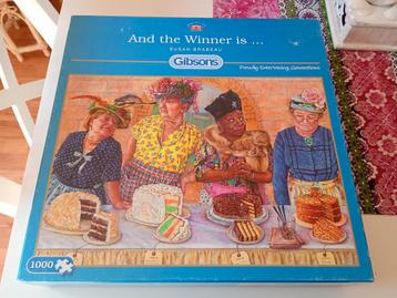 Gibsons Puzzel - And the Winner is... 1000 stukjes beschikbaar voor biedingen
