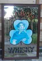 Grote spiegel Shamrock whisky barspiegel pubspiegel 99x70, Ophalen, Gebruikt, Reclamebord