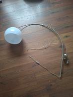 Booglamp met witte kap, Ophalen, Gebruikt, Glas, Modern