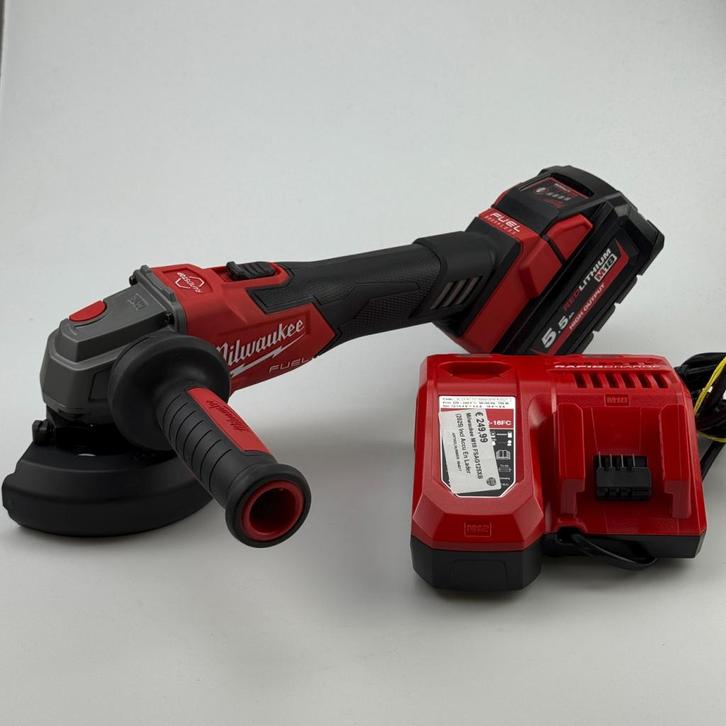 Milwaukee M18 FSAG125XB (2025) Incl Accu En Lader, Doe-het-zelf en Verbouw, Gereedschap | Handgereedschap, Zo goed als nieuw