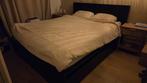 IKEA Malm bed 160x200 met 4 lades, Huis en Inrichting, Slaapkamer | Bedden, Gebruikt, Zwart, Tweepersoons, Ophalen of Verzenden