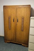 Antieke kledingkast linnenkast hout vintage - zsm afhalen, Huis en Inrichting, Ophalen, 100 tot 150 cm, Met hangruimte, Zo goed als nieuw