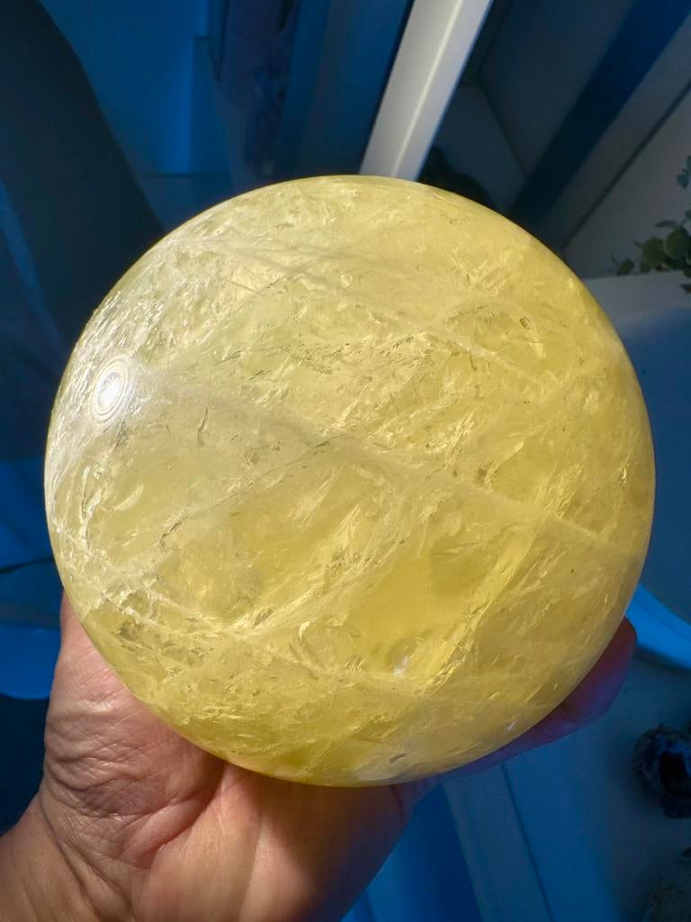 Lemon quartz bol XL 3,1kg, Ophalen of Verzenden