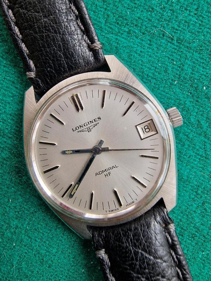 Longines Admiral HF staal, Sieraden, Tassen en Uiterlijk, Overige Accessoires, Ophalen of Verzenden