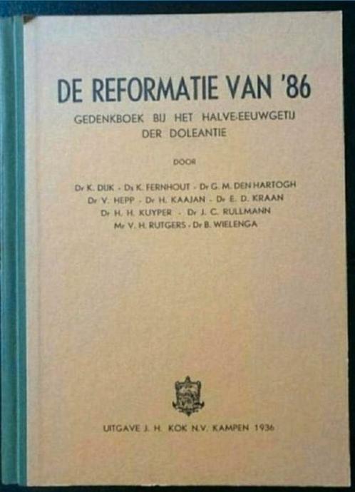 Reformatie van "86. Gedenkboek/ Halve-eeuwgetij Doleantie, Boeken, Godsdienst en Theologie, Gelezen, Ophalen of Verzenden