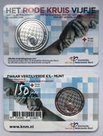 2017 COINCARD 5 EURO RODE KRUIS VIJFJE *UNC*, Ophalen of Verzenden, Euro's, Losse munt, Zilver