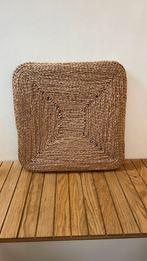 Kussen van gevlochten zeegras, Ophalen of Verzenden, Zo goed als nieuw, Vierkant