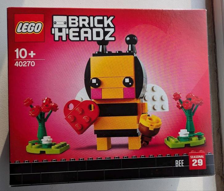 Nieuw LEGO 40270 BrickHeadz Valentijnsbij, Kinderen en Baby's, Speelgoed | Duplo en Lego, Nieuw, Lego, Complete set, Ophalen of Verzenden