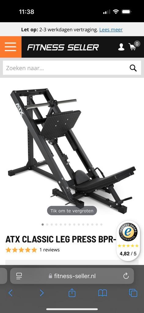 ATX LEG PRESS BPR-⁠650, Sport en Fitness, Fitnessmaterialen, Zo goed als nieuw, Overige typen, Ophalen