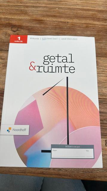 Getal & Ruimte 13e ed vmbo-bk 1 FLEX leerwerkboek deel 1 beschikbaar voor biedingen