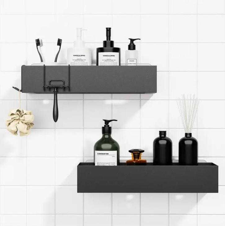 Set van 2 doucheplanken, douche-organizer, doucherek, Huis en Inrichting, Badkamer | Badkamermeubels, Nieuw, Overige typen, Minder dan 100 cm