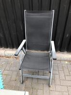 4 tuinstoelen en tafel, Tuin en Terras, Tuinstoelen, Ophalen of Verzenden, Gebruikt, Aluminium