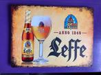 Groot Leffe Bier Bord.  40 bij 30. Metaal, Ophalen of Verzenden, Zo goed als nieuw