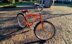Unieke oranje beach cruiser, Ophalen, Gebruikt, Staal, Cruiser