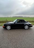 Porsche 964 Carrera 2 cabrio, handgeschakeld, zwart, Auto's, Porsche, Te koop, Benzine, Elektrische ramen, Particulier