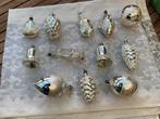 12 Oude Zilveren Kerstballen, Diversen, Kerst, Ophalen of Verzenden, Gebruikt