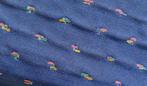 STOF VOOR DESIGN: 2x coupon meubelstof met patroon, Blauw, 120 cm of meer, Ophalen of Verzenden, Katoen