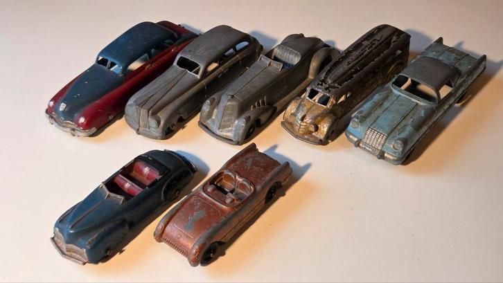 Oude Tootsie Toy streamline modelauto's oud speelgoed, Hobby en Vrije tijd, Modelauto's | Overige schalen, Gebruikt, Auto, Verzenden
