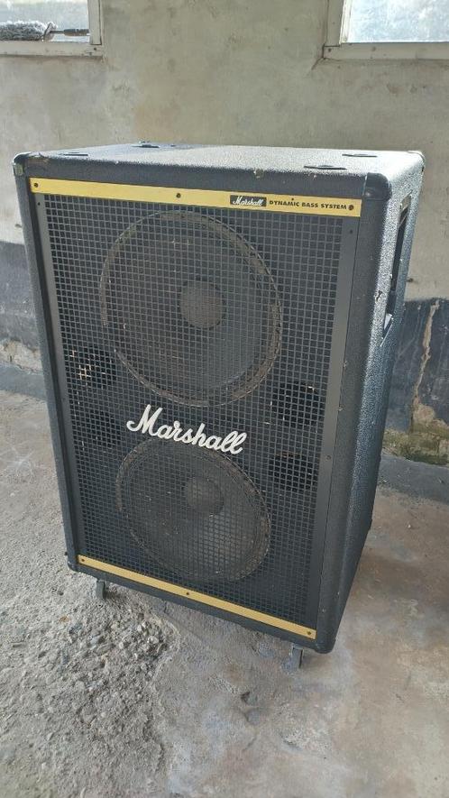 Marshall DBS 7215 2x15 Cabinet, Muziek en Instrumenten, Versterkers | Bas en Gitaar, Gebruikt, Basgitaar, 100 watt of meer, Ophalen