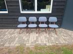 4 louis van teeffelen siccor chairs, Huis en Inrichting, Stoelen, Hout, Ophalen of Verzenden, Zo goed als nieuw, Vier