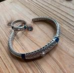 Buddha to Buddha armband met ring, Ophalen of Verzenden, Zo goed als nieuw, Met edelsteen, Zilver