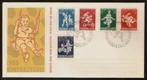 Nederland FDC E36 Zonder Adres, Kinderpostzegels 1958, Ophalen of Verzenden, Onbeschreven, Nederland