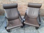 2 x fauteuil Ikea Poäng, Huis en Inrichting, Fauteuils, Ophalen, Zo goed als nieuw