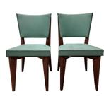 Vintage eetkamerstoelen roset montagnieu aine, Ophalen, Gebruikt, Twee, Overige kleuren