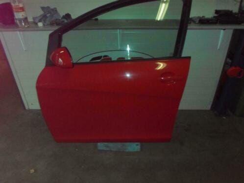 Seat Althea deur Linksvoor Rood, Auto-onderdelen, Carrosserie en Plaatwerk, Deur, Voor, Links, Gebruikt, Ophalen