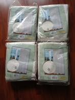 4 stuks witte gordijnen te koop, Huis en Inrichting, 100 tot 150 cm, 200 cm of meer, Wit, Nieuw
