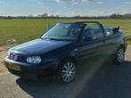 Volkswagen Golf 1.8 Cabriolet 55KW 1998 Zwart, Auto's, Stof, 4 cilinders, Cabriolet, 4 stoelen