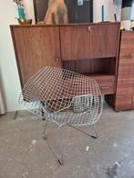 Vintage Design Draadstaal Stoel Diamond chair knoll?, Ophalen, Gebruikt, Modern mid century icoon kast bank lamp tafel, Zwart