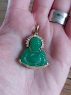 18 karaat rosé gouden boeddha hanger, Ophalen of Verzenden, Zo goed als nieuw, Goud