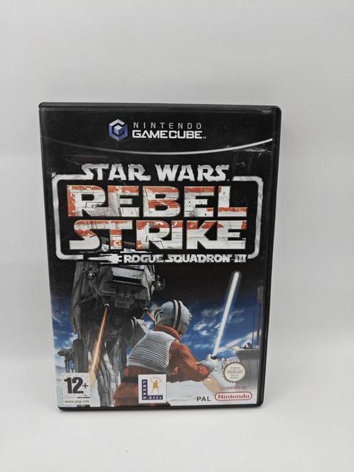 Star Wars Rebel Strike Rogue Squadron Gamecube, Spelcomputers en Games, Games | Nintendo GameCube, Zo goed als nieuw, Racen en Vliegen