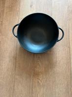 Gietijzer wok- grilmeister, Ophalen of Verzenden, Zo goed als nieuw, Gietijzer, Wok