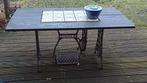 Antieke Singer tuintafel, Ophalen, Gebruikt, Rechthoekig