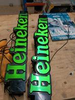 Diverse heineken lichtbak spullen., Ophalen, Gebruikt, Reclamebord, Plaat of Schild, Heineken