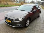 Mazda 3 2.0 Skyactiv-g 88KW HB 2016 Bruin, Auto's, Mazda, Voorwielaandrijving, 1998 cc, Stof, Zwart