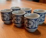 Blauw Saks eierdopjes, Huis en Inrichting, Keuken | Servies, Overige typen, Overige stijlen, Gebruikt, Ophalen of Verzenden