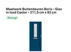 Nieuwe voordeur in orginele verpakking!!, 80 tot 100 cm, Ophalen of Verzenden, 200 tot 215 cm, Glas