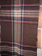 GANT Wollen Sjaal - Bruin Ruit, Kleding | Heren, Ophalen of Verzenden, Zo goed als nieuw, Overige maten, Bruin