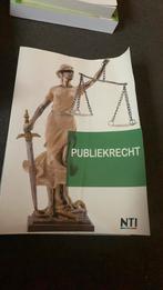 Publiekrecht boek van NTI, Zo goed als nieuw, MBO, Verzenden