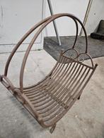 stalen houtbak, Ophalen