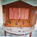 Poppenspel theater, Ophalen, Gebruikt