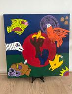 Abstract Schilderij - Kleurrijk & Modern, Ophalen of Verzenden