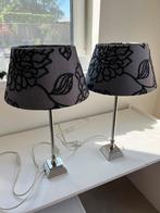 Twee staan lampen / lampenkap, Huis en Inrichting, Lampen | Overige, Ophalen, Zo goed als nieuw
