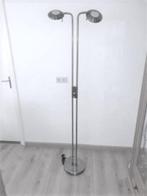 Jan des Bouvrie RVS vloerlamp met dubbele dimmer en R7S lamp, Huis en Inrichting, Ophalen, Zo goed als nieuw, Glas, 150 tot 200 cm