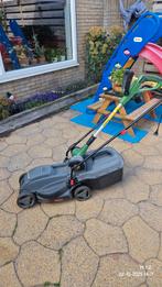 Powerplus Grasmaaier + Garden Touch Onkruidborstel, Ophalen, Cirkelmaaier, Gebruikt, Elektrische grasmaaier